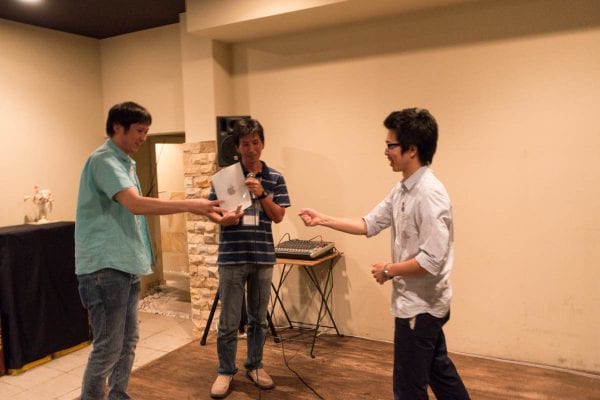 前回のプレゼント会の様子