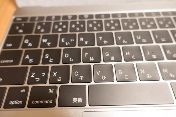 JISキーボードを選択肢しました