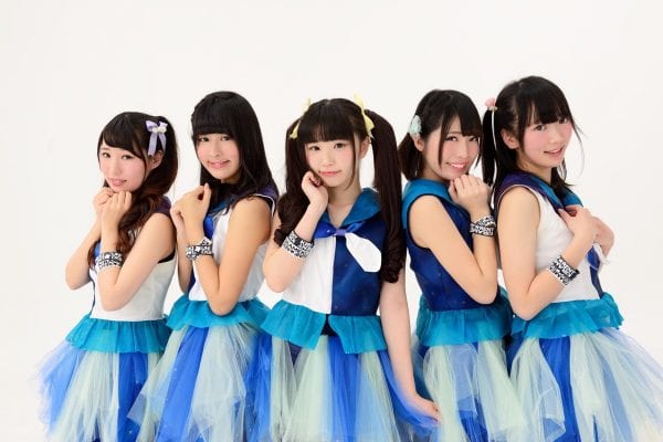 右から 瀬乃かなみ、花乃木りおな、西ひより、二條満月、小日向りぃり