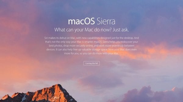 macOS Sierra