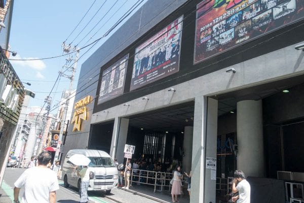 渋谷O-EAST周辺の様子