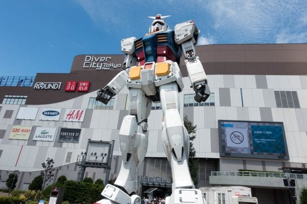お台場のガンダム!