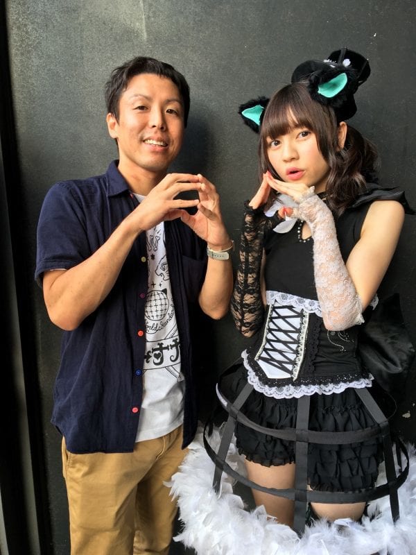 なっちゅんとの2ショット写真