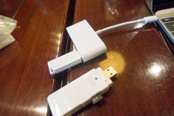 MacBookとmicroSDでデータ取り込み