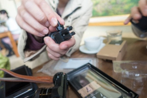 マグネット式で車載可能