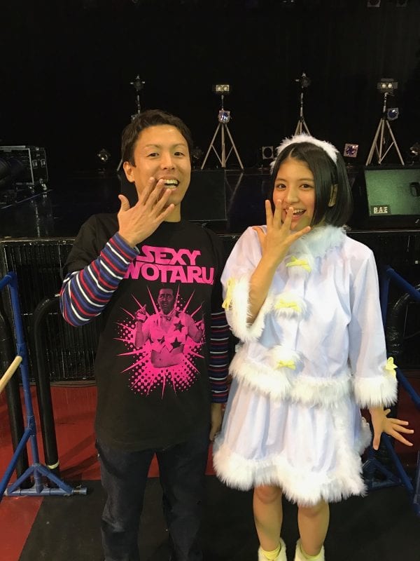 坂元葉月さんとの写メ。めっちゃご機嫌でしたw