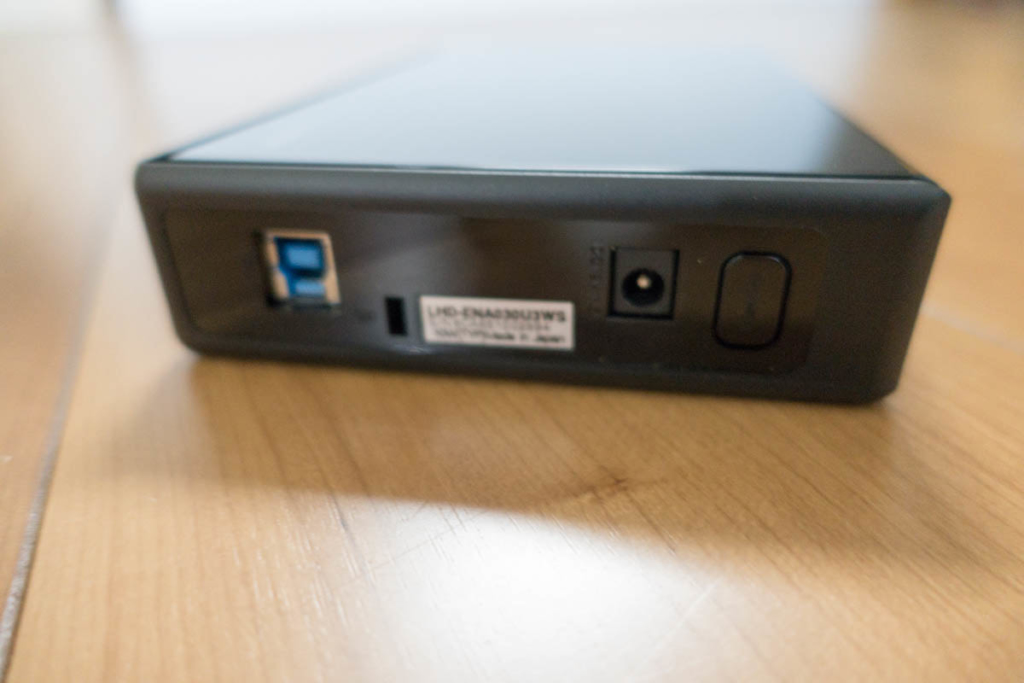 接続はUSB3.0