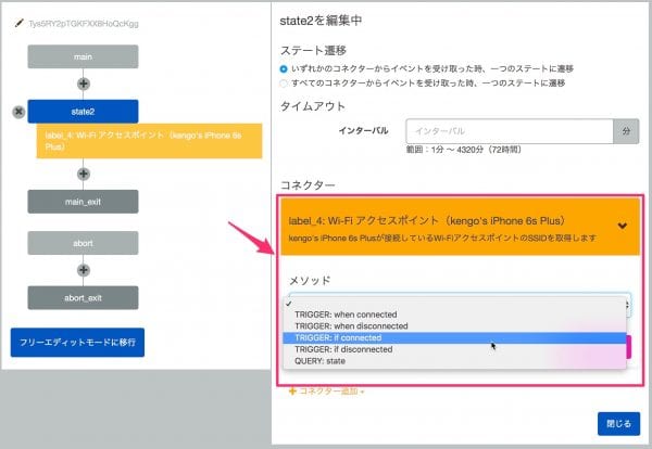 コネクター追加後の画面