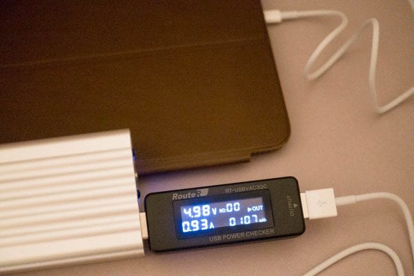 iPad Air 2を1Aポートで充電