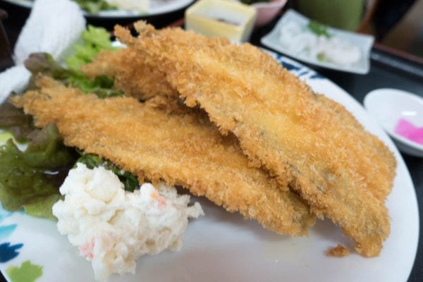 カマスフライ定食