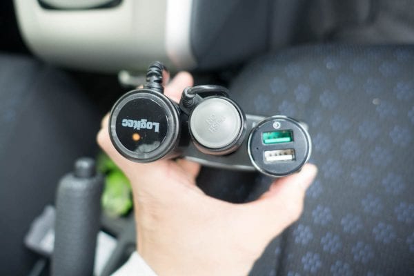 車に繋いでみた