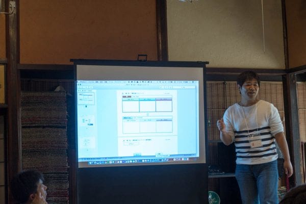 ワーク担当、主催メンバーのトシさん