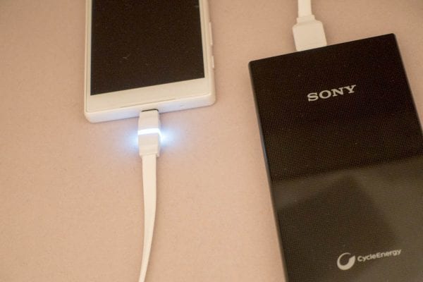 充電中の様子