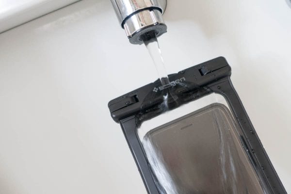 水道水に晒す