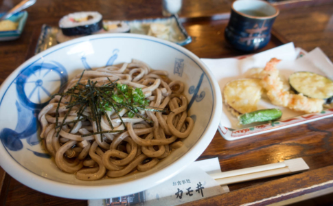 天ぷらぶっかけうどん定食