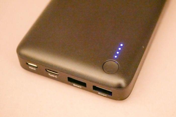 通電状態と残量のインジケーター