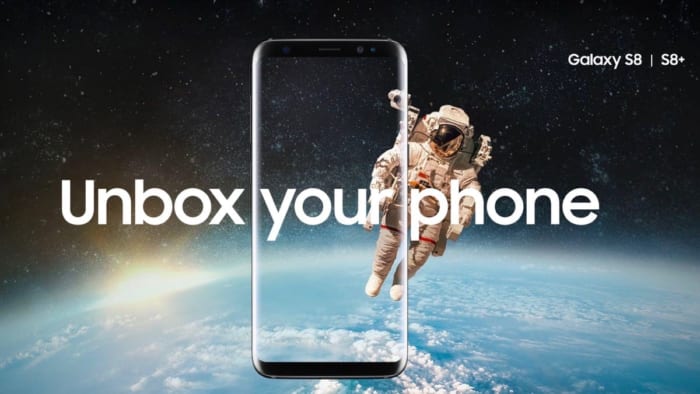 GalaxyS8は有機ELの全面ディスプレイが目玉
