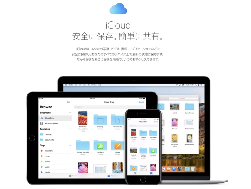 iCloudの料金が安くなった