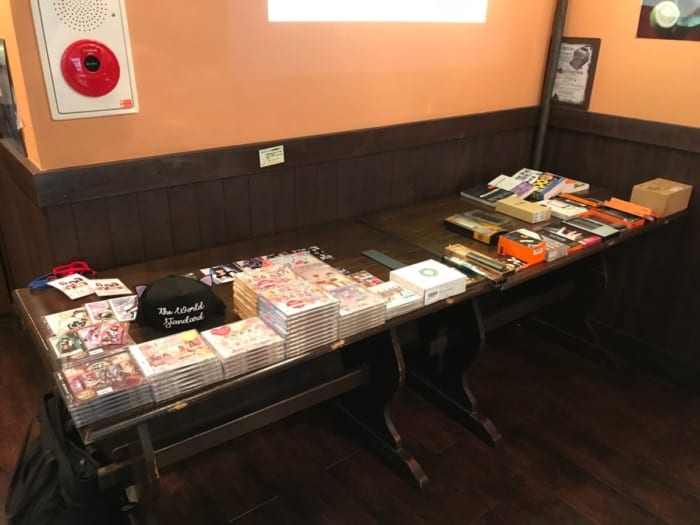 ずらりと並ぶプレゼント品