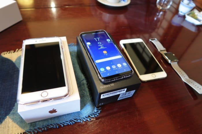 iPhone 8 Plus・iPhone 6 Plus・Galaxy S8