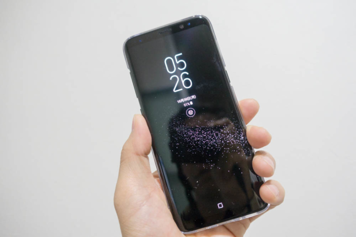 Galaxy S8はコンパクト