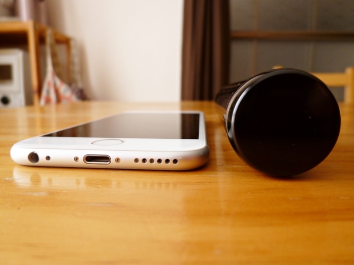 iPhone 6sと本体の厚さ比較