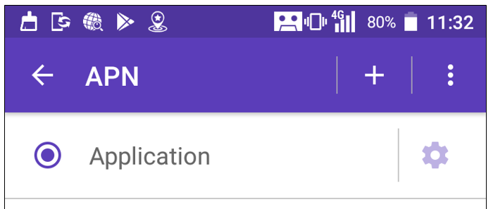 UQ mobileのAPN設定をしたあと、Y!mobileのSIMに戻すと『Application』がY!mobileになる