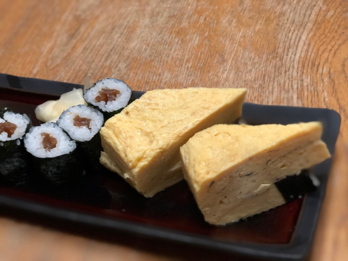 ポートレートモードで撮影したお寿司