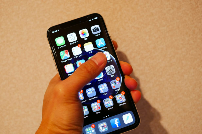 iPhone Xは持ちやすい