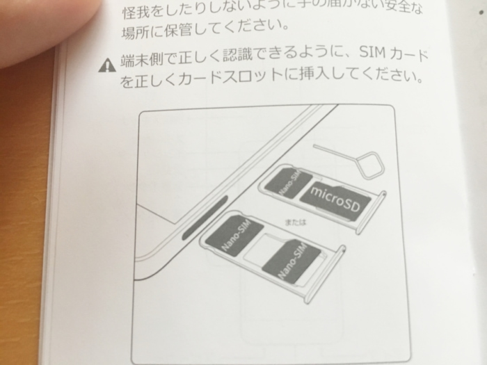 【トライアル到着】microSIMとnanoSIM