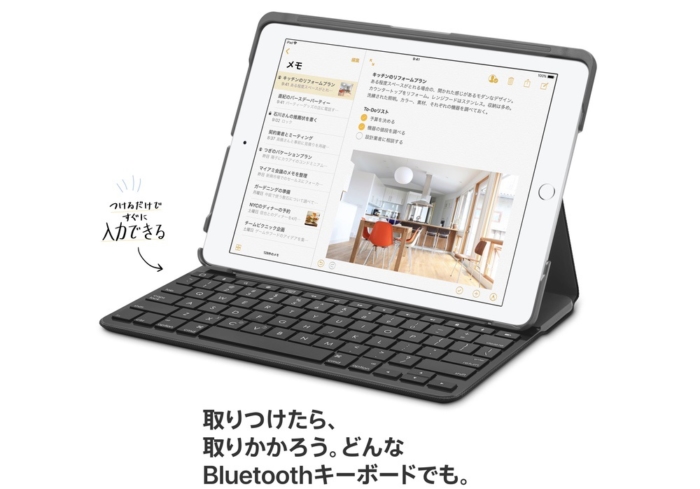 Smart keyboardには非対応