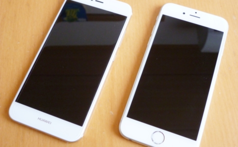 iPhone 6sとHUAWEI nova 2との比較