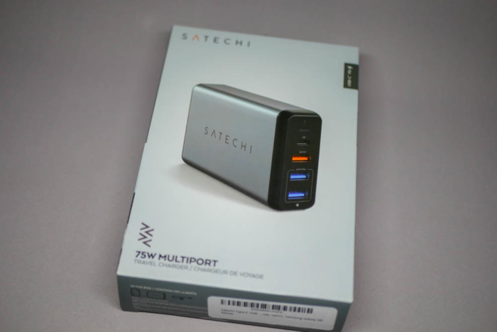 『Satechi Type-C 75W トラベルチャージャー』のパッケージ
