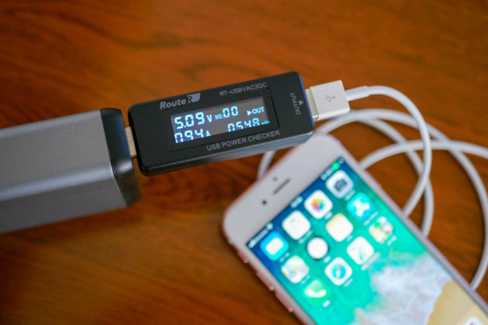iPhone 6sは1.0Aで充電