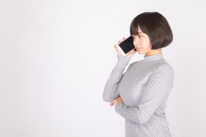 MNP予約番号取得のため電話する