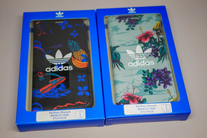 『adidas Originals Floral Booklet case iPhone X』パッケージ