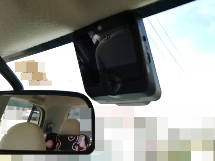 MUSON(ムソン) ドライブレコーダー 1080P NOTE1 車への取りつけ位置を決める