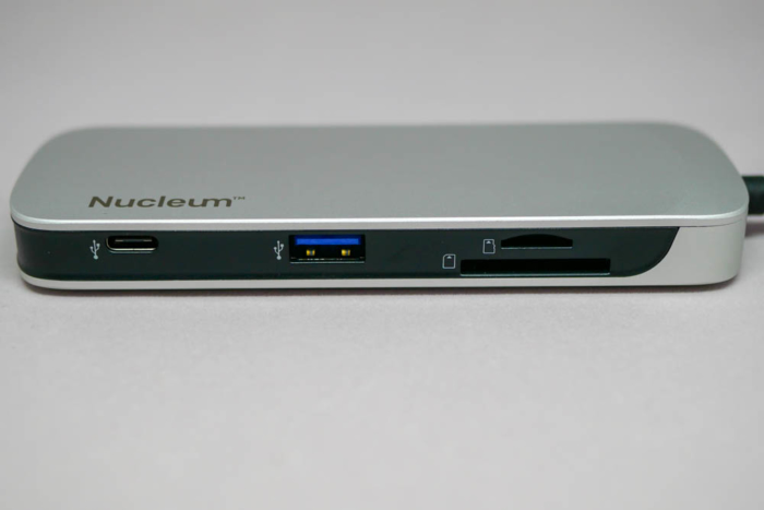 Nucleumのポート(USB-A、USB-C、SD、microSD)