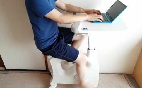 FlexiSpot デスクバイク V9:使ってみる