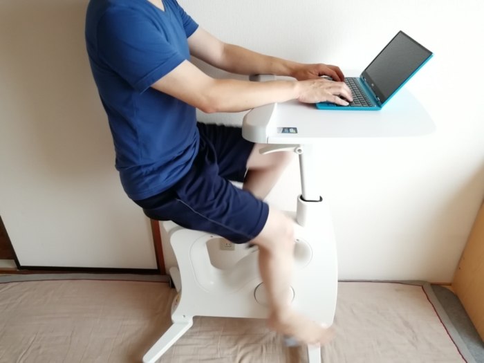FlexiSpot デスクバイク V9:使ってみる
