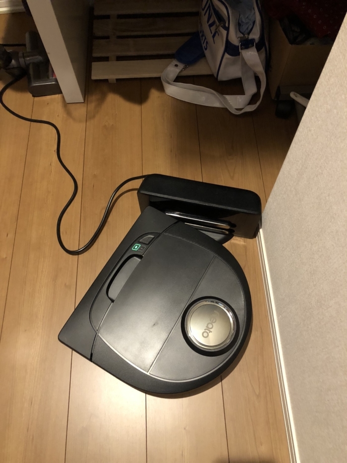 充電スタンドに戻れなかったネイトくん