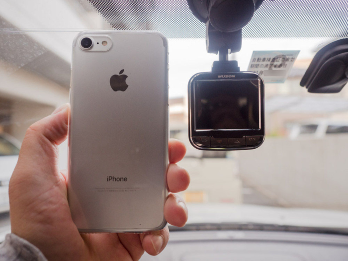 MUSON NOTE3 本体をiPhone7と比較