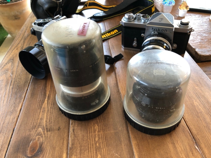 フィルムカメラのレンズ