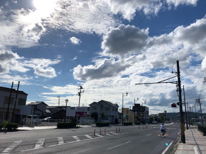 飛び交う防災ヘリ
