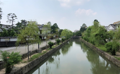 閑散とした倉敷美観地区