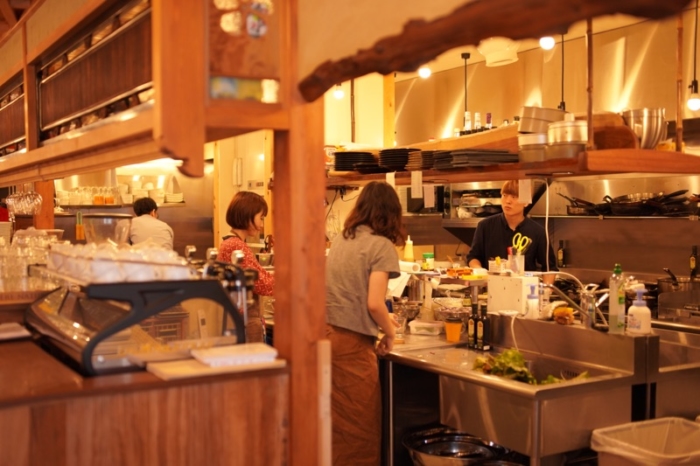 オーガニックカフェ soil店内んぼ厨房