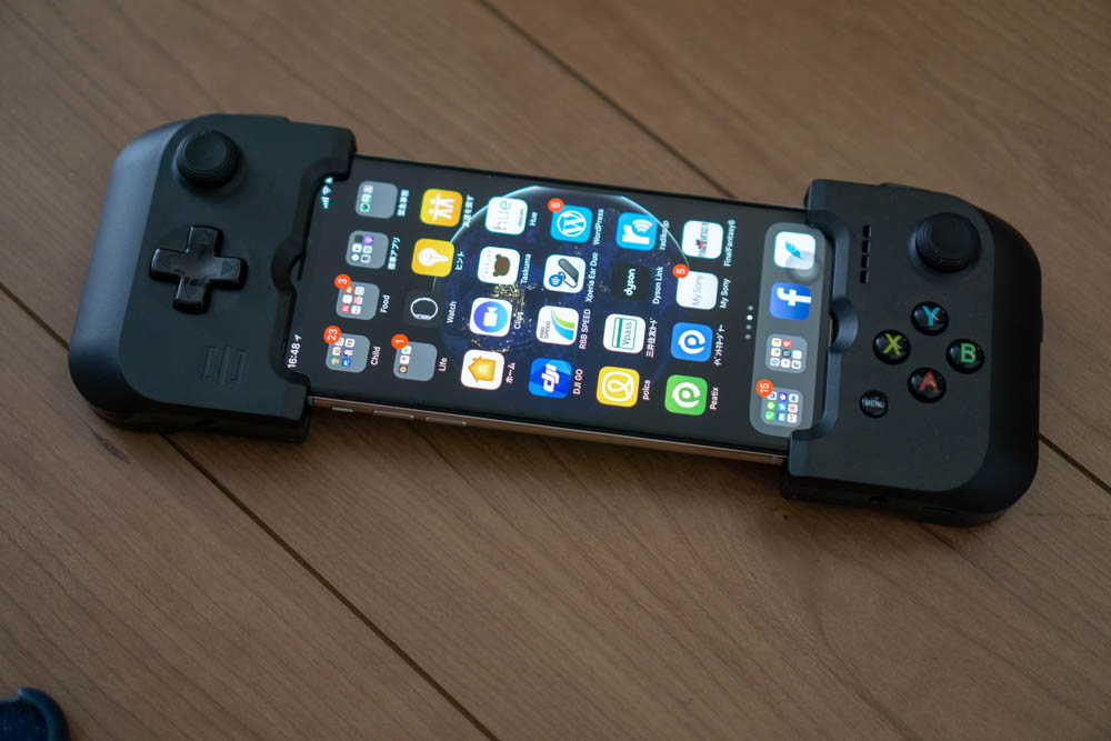 iPhone Xに装着
