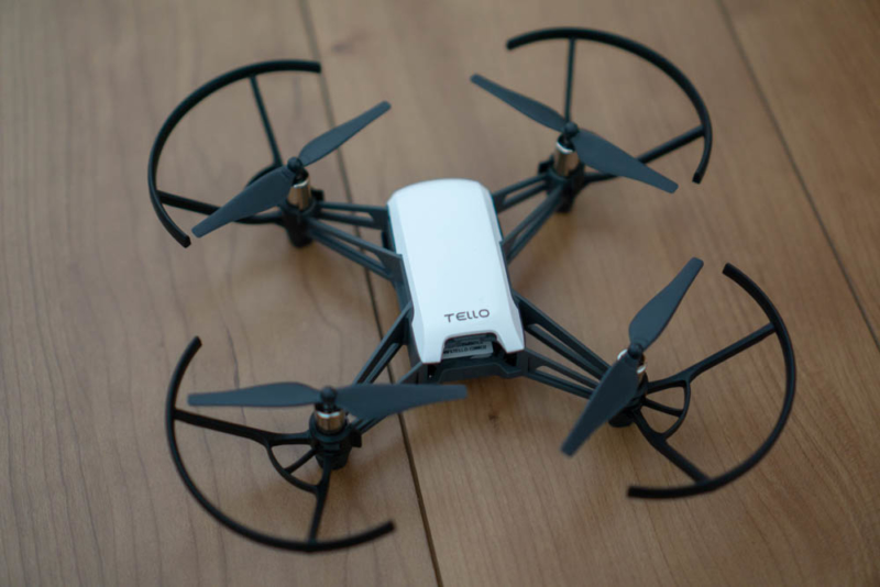 「RYZE TELLO Powered by DJI」上から