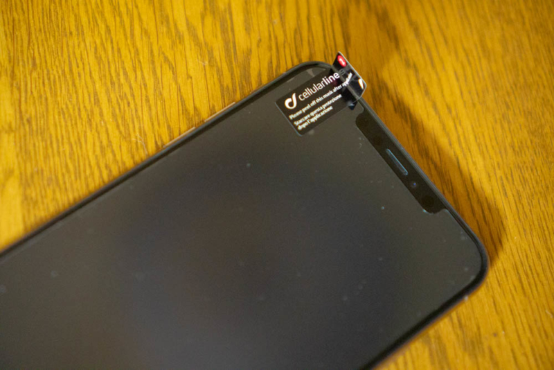 2番のフィルムを剥がす