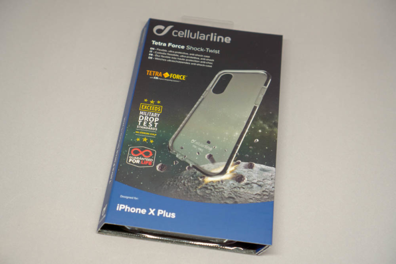 Cellularline「TETRA FORCE SHOCK TWIST」パッケージ表面